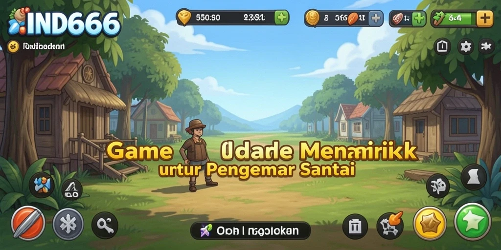 Tampilan gameplay IND666 yang menarik dan interaktif dalam genre Idle.