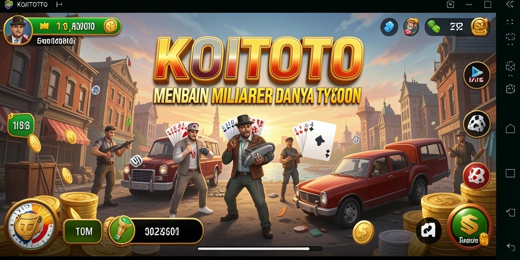 Gameplay seru KOITOTO dalam mengelola bisnis Tycoon.