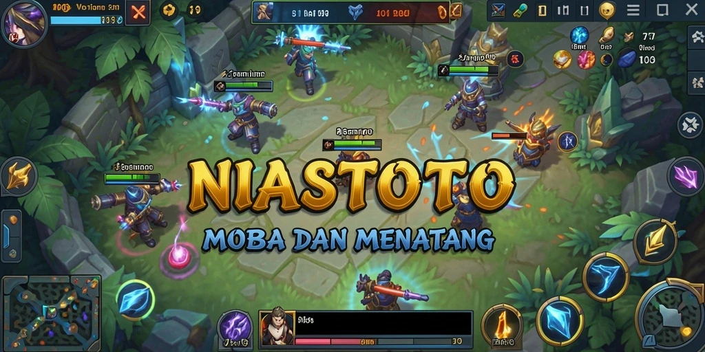 Gameplay seru dalam pertandingan intens NIASTOTO.