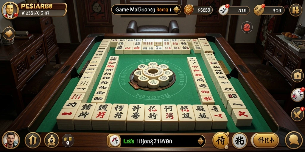 Gameplay menarik dari PESIAR88 dengan visual Mahjong yang memukau.