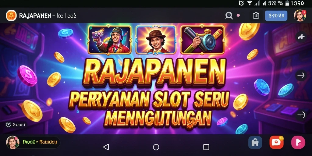 Tampilan screenshot permainan Slot RAJAPANEN yang seru dan menarik.