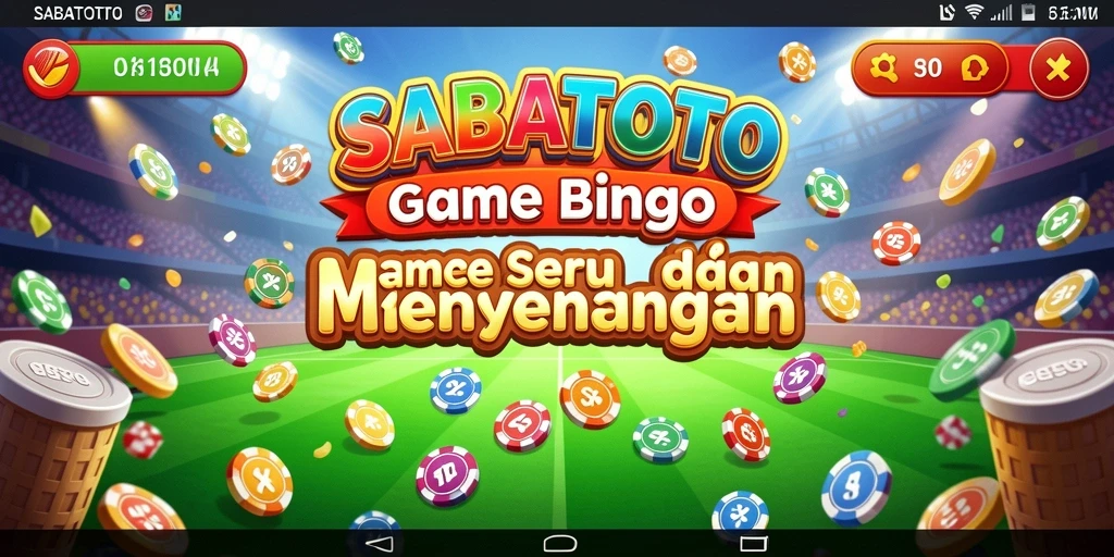 Screenshot SABATOTO menampilkan gameplay seru permainan Bingo.