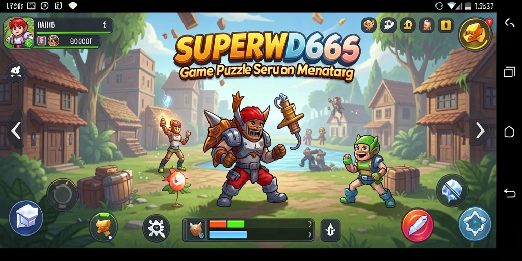 Tampilan gameplay <strong>SUPERWD666</strong> yang seru dan menantang.