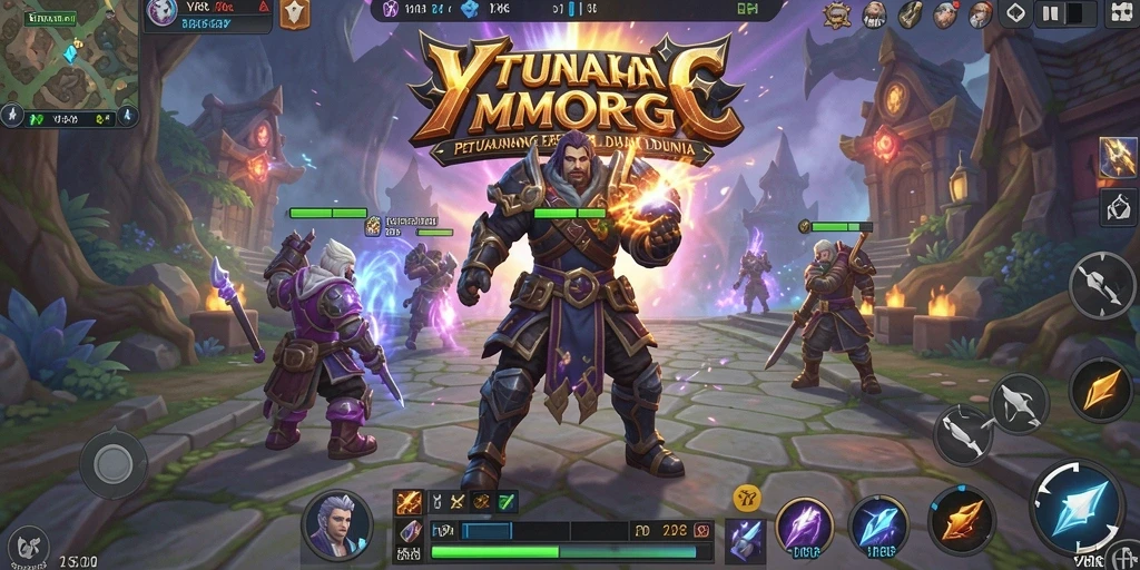 Gameplay YYRR menampilkan petualangan seru dengan pemain lainnya.