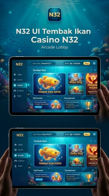Tampilan katalog aplikasi di n32 yang terorganisir dan mudah dijelajahi.